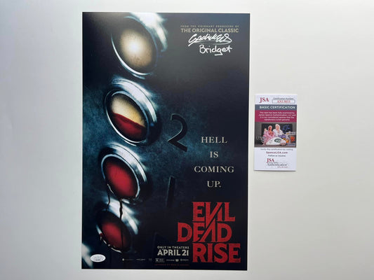 Gabrielle Echols Signed 11x17 Evil Dead Rise Mini Poster