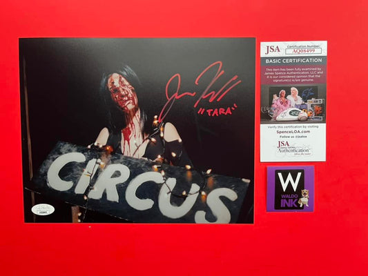 Jenna Kanell Signed Terrifier 8x10 Photo - JSA COA