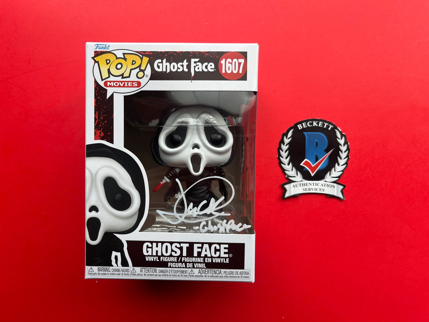 QC - Jack Quaid Ghostface Funko BAS 2W359898