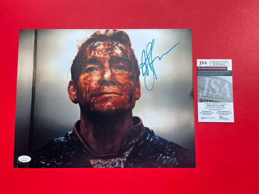 Antony Starr Signed Homelander 11x14 Photo JSA COA 1612