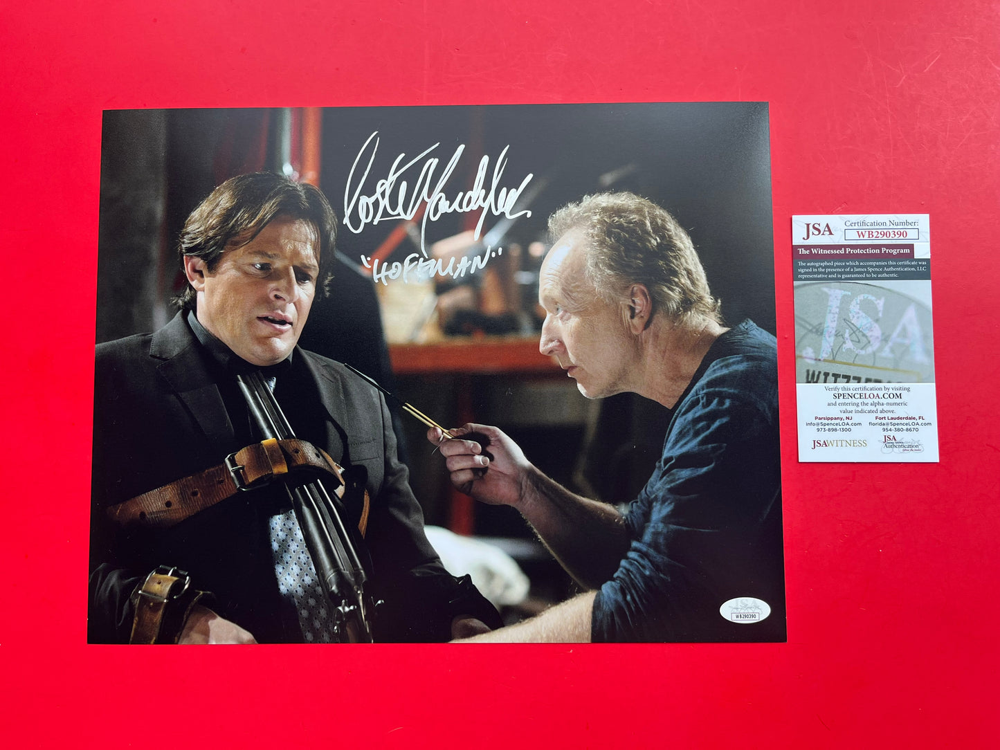 Costas Mandylor Signed Saw 11x14 Photo JSA COA 390