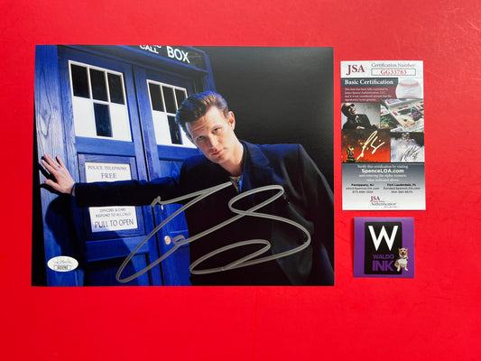 Matt Smith Signed Doctor Who 8x10 Photo - JSA COA GG33783