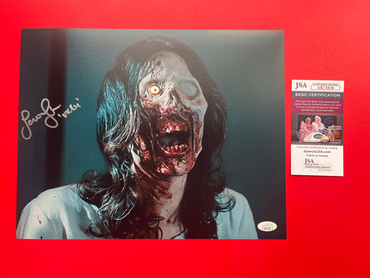 Samantha Scaffidi Signed Terrifier 11x14 Photo - JSA COA 1638