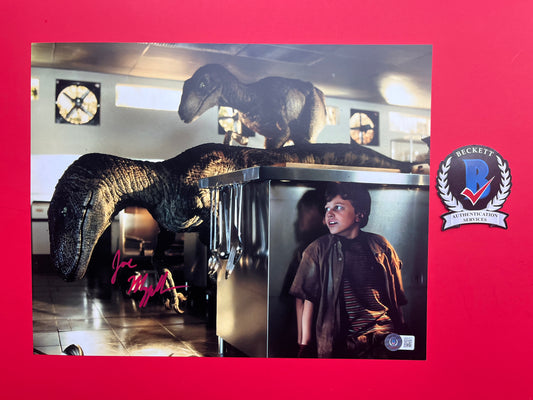Joseph Mazzello Signed Jurassic Park 11x14 Photo - BAS 1W291677