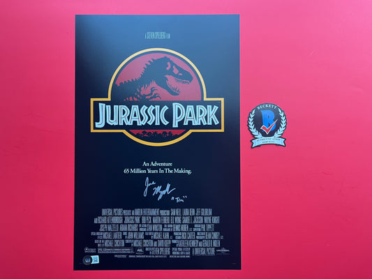 Joseph Mazzello Signed and Inscribed Jurassic Park 11x17 Photo - BAS 1W291629