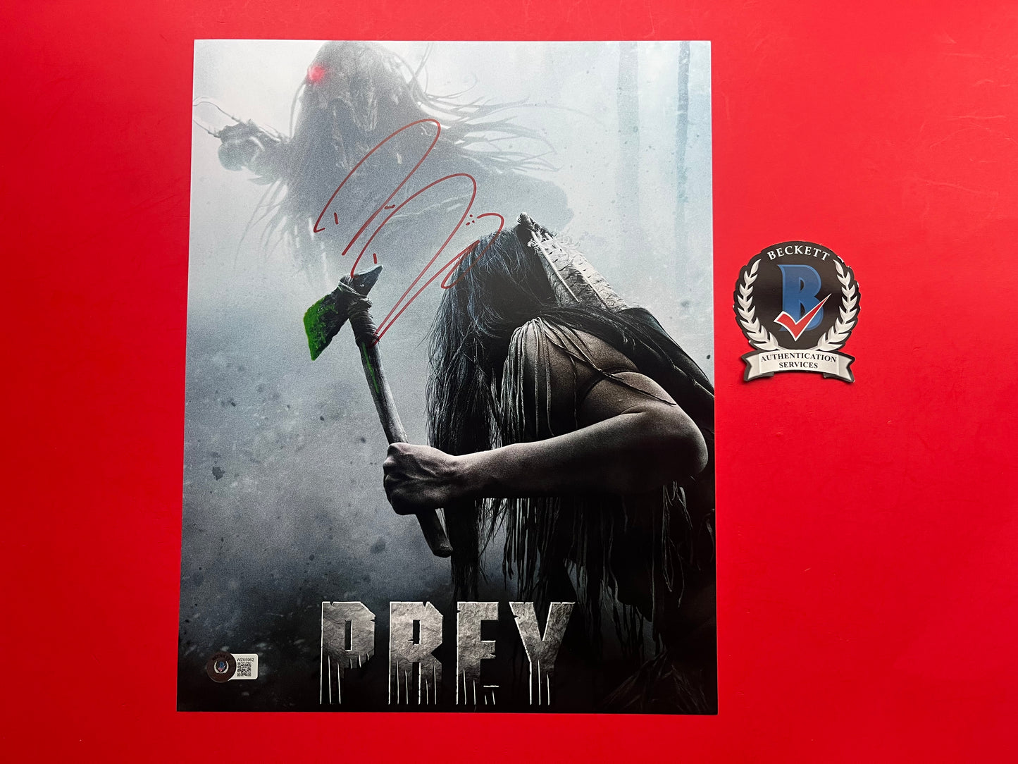 QC CLEAROUT - Dane DiLiegro Signed Prey 11x14 Photo - BAS WZ65962