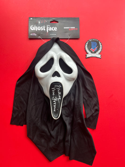Laurie Metcalf Signed Scream Ghostface Mask BAS 1W512884