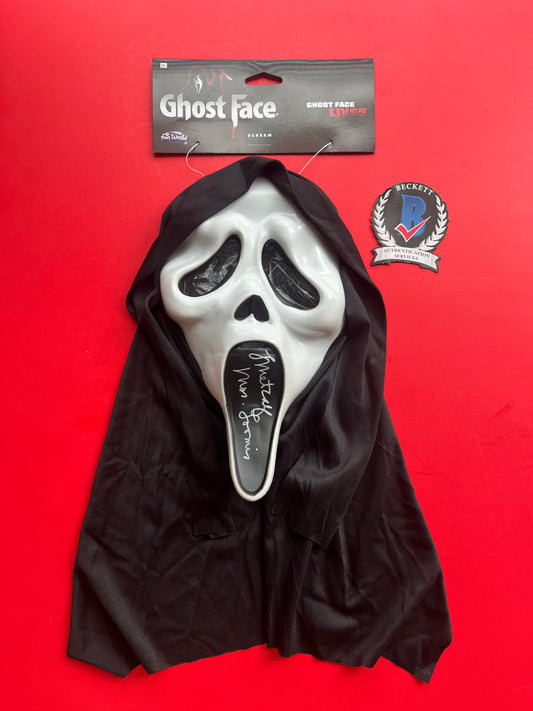 Laurie Metcalf Signed Scream Ghostface Mask BAS 1W512892